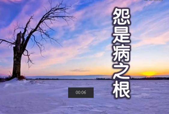 怨是病之根 